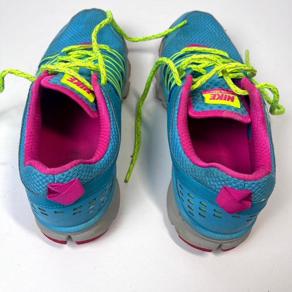 NIKE Flex Trail 2 Women's 7 Blue Pink Athletic Training Running Shoe Sneaker - Picture 5 of 14